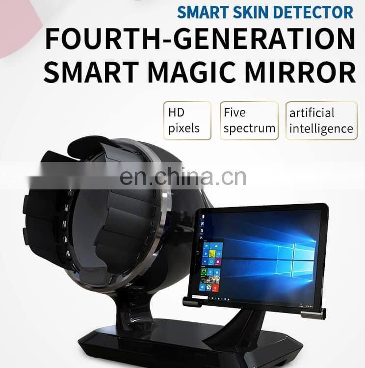 Niansheng New Arrive skin analysis beauty equipment, Professional Portable 3D Facial Magic Mirror Wifi Skin Analyzer