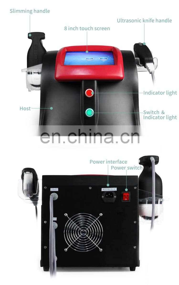 2 in 1 Anti-wrinkle portable Hifu Machine Wrinkle Removal / ultrasonic beauty machine for body