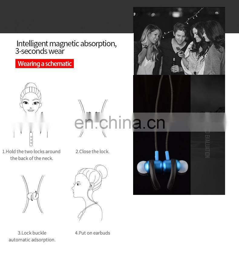 In Ear Headphones Earbuds with Microphone and Volume Control Wireless Earphone for Sport man