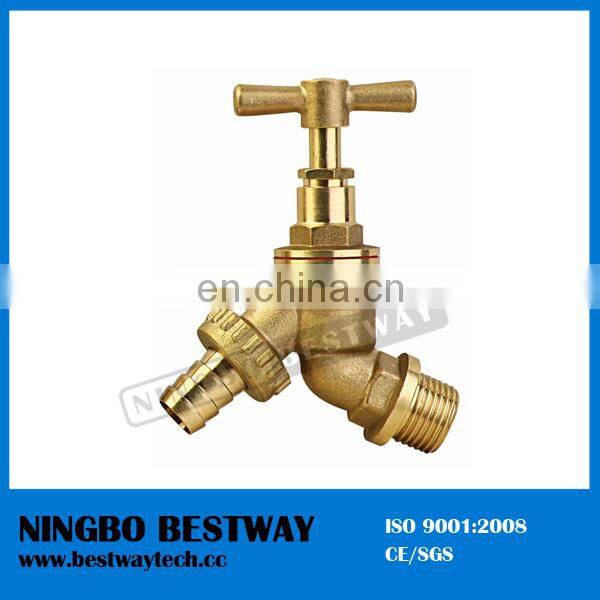 CW617N Brass Y type stop valve with Plastic Handle