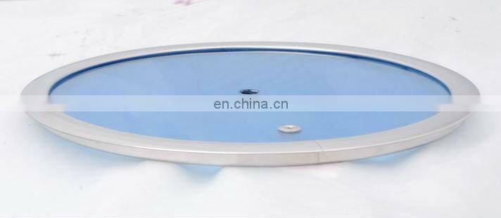 tempered glass lid with steam hole