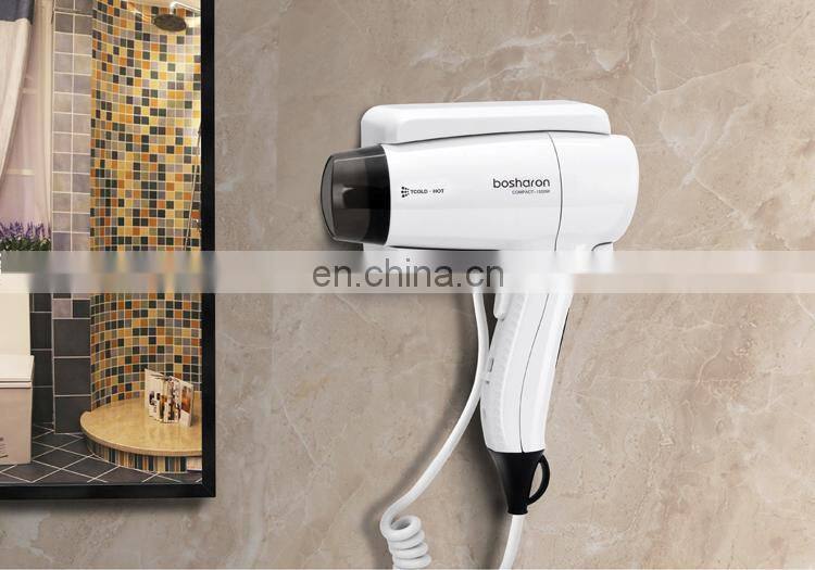 1200W Two Speed Wall Mounted Hair Dyer Hotel