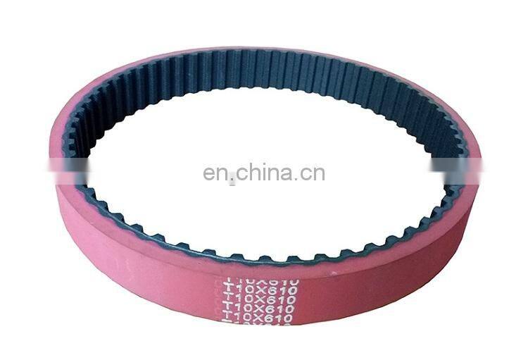 China supplier Red Rubber Coating Timing Belt synchronous T10 timing belt