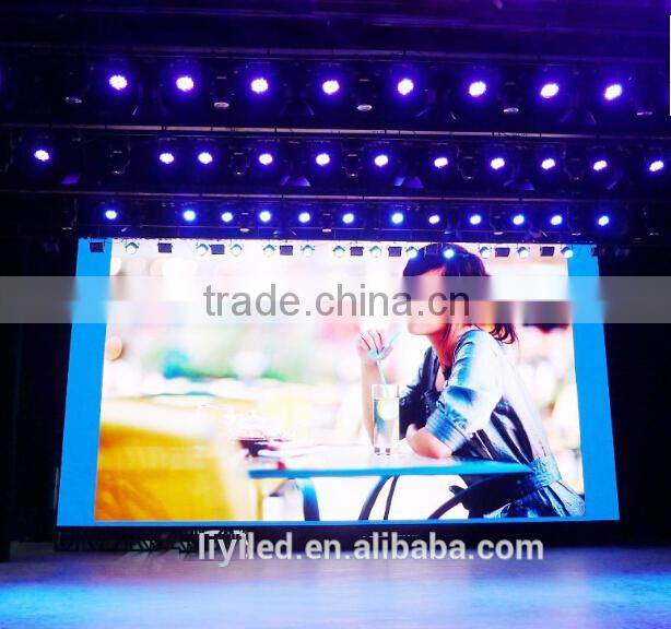 Ali trade assurance high definition 576*576*75mm electronic advertising p6 outdoor rental led display screen