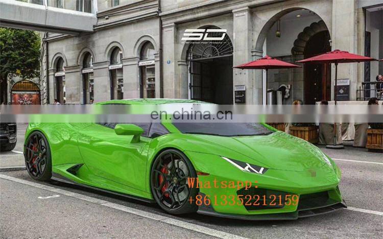 LP580/LP610 sd style carbon fiber material front lip side skirt rear bumper rear wing for LP580 LP610 body kit for car