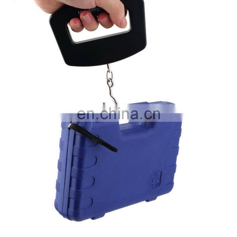 50kg/10g Portable LCD Digital Hanging Luggage Weight Electronic Hook Scale