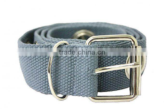 3.8cm width webbing Jeans belts with big eyelet-KL0027