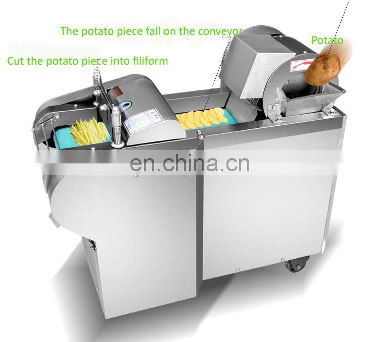 High Efficiency Vegetable Mushroom Slicing Machine/Multifunction Onion Cutting Machine