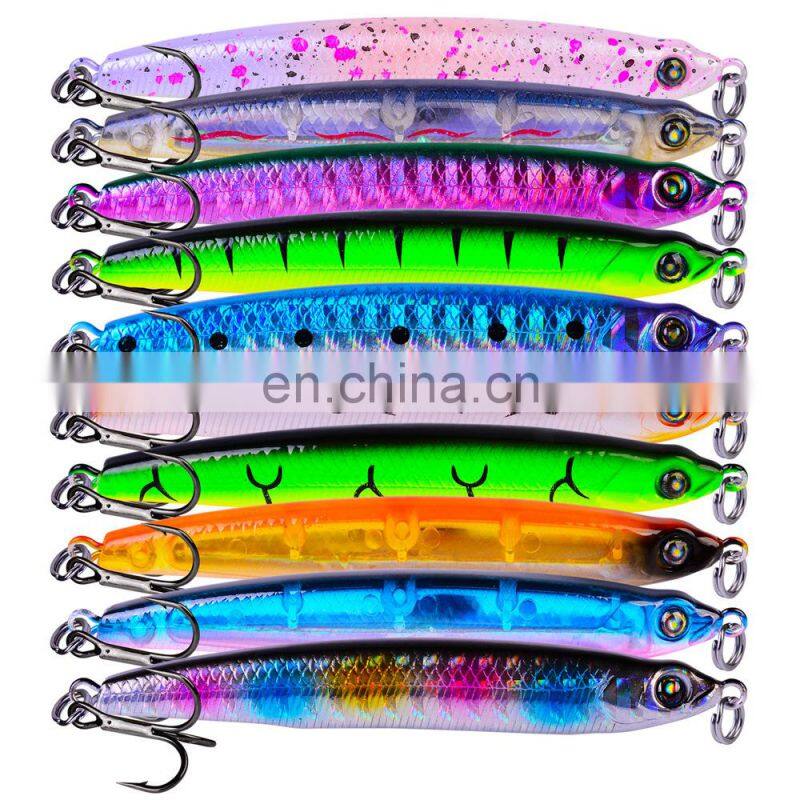 76.5mm fishing pencil VIB bionic lure 8.11g lure poppa sinking pencil fishing tuna popper lure