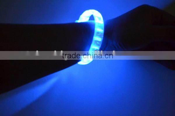 plastic hot sale Party gift led flashing bracelet