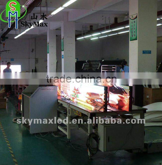 P7.62 electrionic indoor advertising led full color display