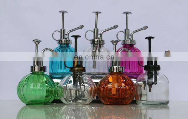 Chinese Supplier Manufacture Empty Glass Hand Pump Pressure Sprayer Bottle With Plastic Liquid Perfume Sprayer Nozzle Pump