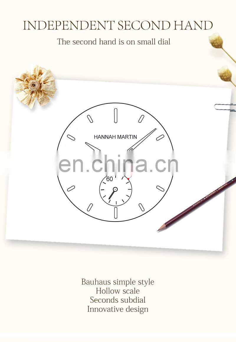 Hannah Martin 1335 Japanese Movement Luxury Ladies Watch Rose Gold Stainless Steel Mesh Belt Waterproof Quartz Wristwatches