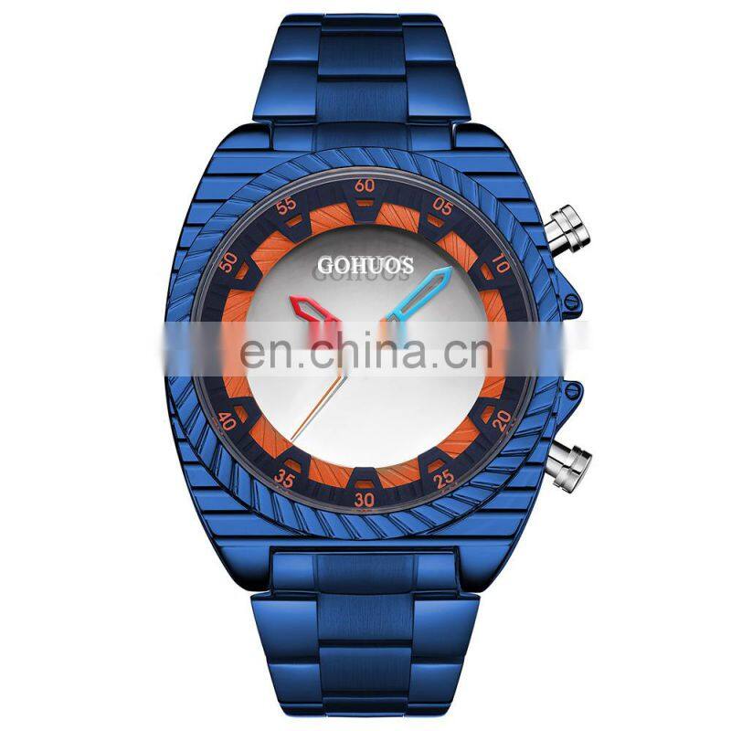 Gohuos UV2008 Reloj Hombr Mens Wrist Watches Analog Water Proof Luxury Watches for Men