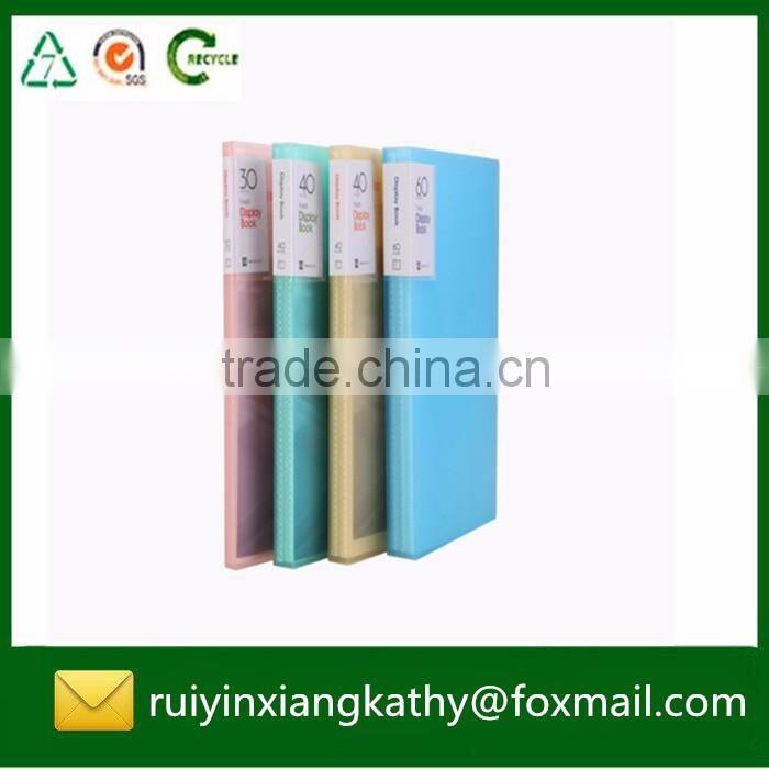 Transparent Executive Types Of Plastic Display Book