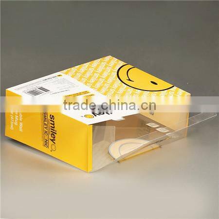 smiley plastic packing box with lid