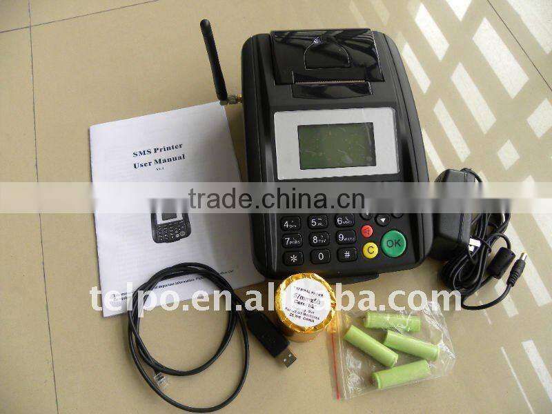 GSM Mobile TOP-UP POS terminal SMS printer