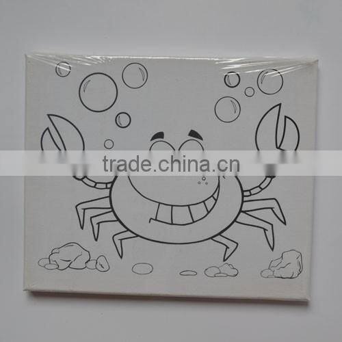 pre printed canvas to paint