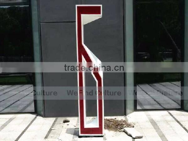 Large Lacquered Decorative Metal Brand Word Signs