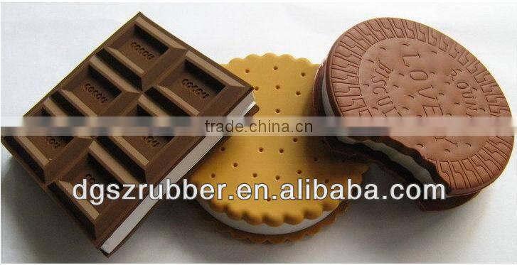 2013 fancy pefect design Chocolate pvc notebook with good smell