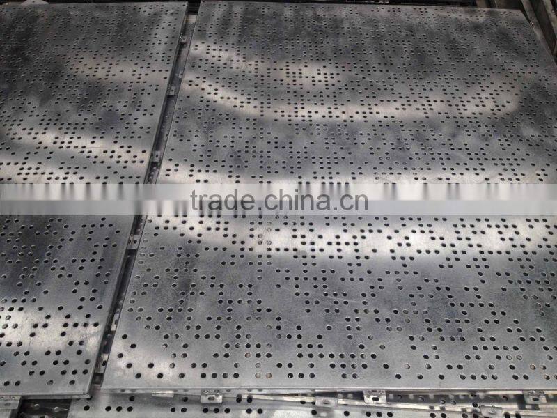 black anodized aluminum plate