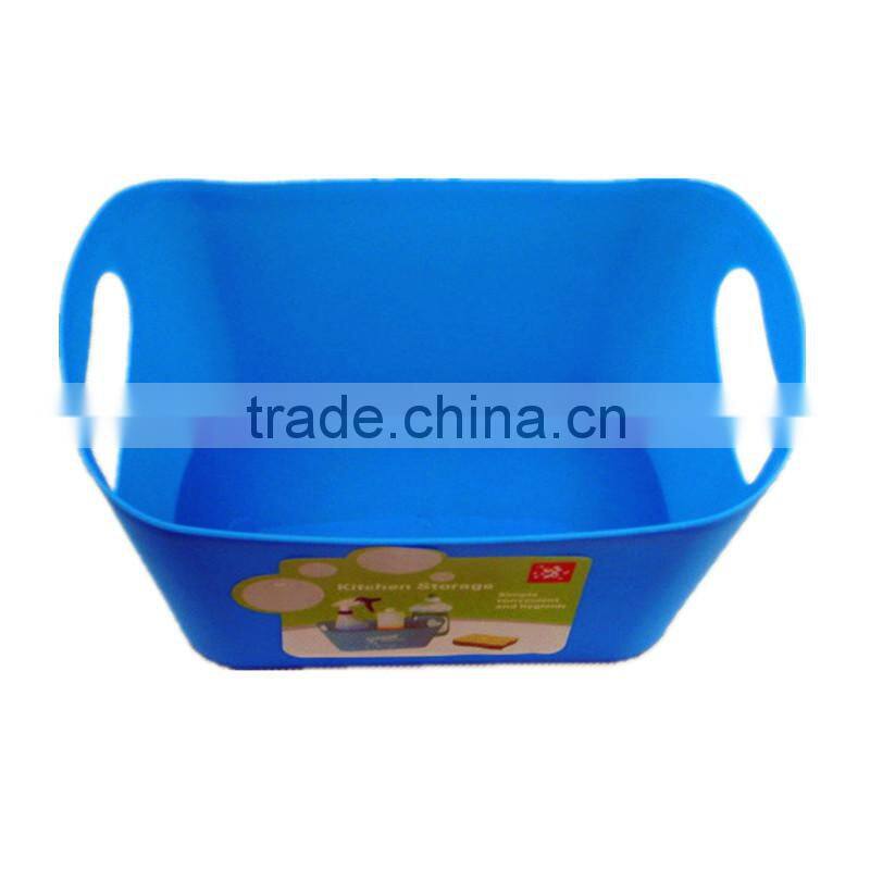 Plastic Shopping Basket Plastic Market Basket Handle Plastic Basket