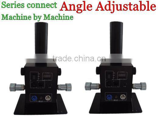 2015 New Stage effect co2 machine 1pcs 2pcs 3pcs 4pcs connect to 1 Cylinder DMX512 Disco Co2