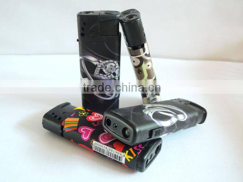 Electron windproof jet torch cigar lighter branded led lighter