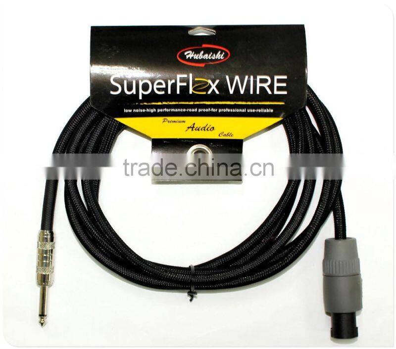 6.35mm to speakon plug cable