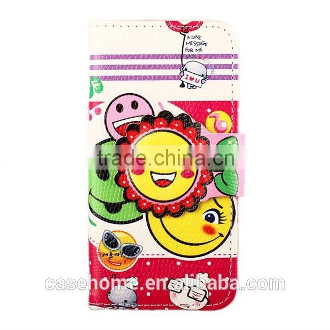 fashion Cute colorful PU leather Flip phone case for Sony Z5 leather case