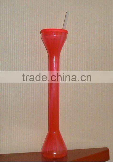 plastic yard of beer glass - 24oz