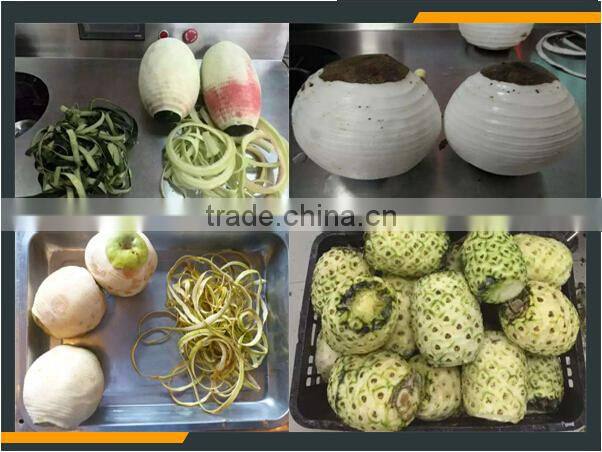 Leader pineapple peel and pulp separater with low power consumption