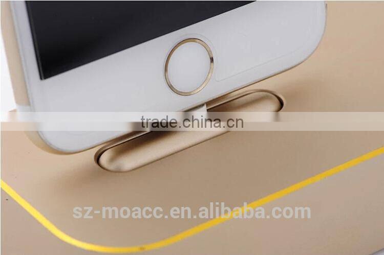 High quality for apple watch stand aluminum with stand battery charger for iPhone 5/6/6plus