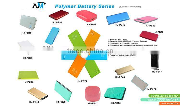 universal power bank 10000mah 5v/1.0a used for all electronic devices
