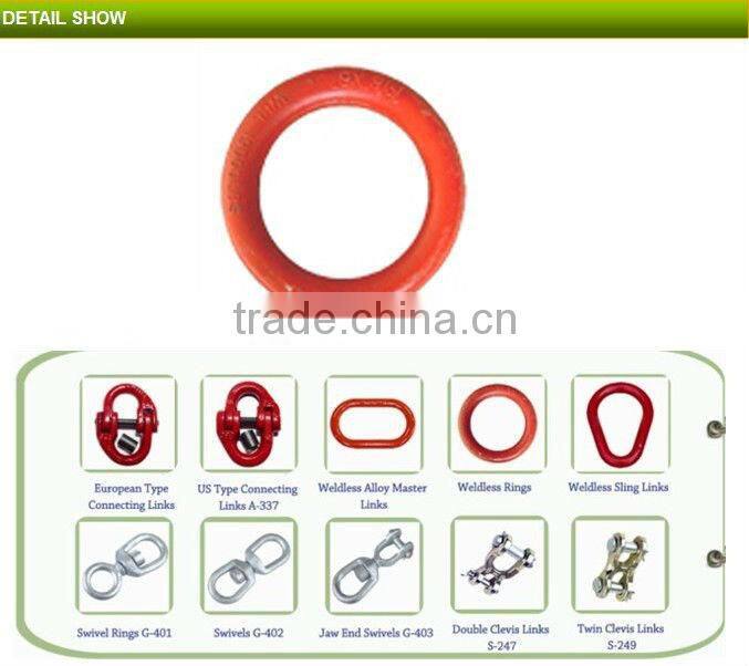 G80 forged alloy steel weldless round rings