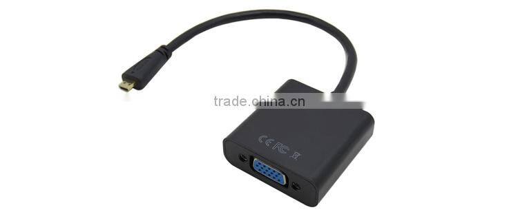 Micro hdmi to vga adapter for computer digital camera