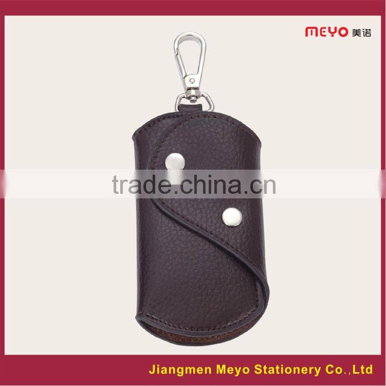 2015 New Commercial Promotional Customized Made Genuine Leather Key Card Wallet MEYOKW130