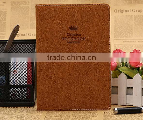 2016/2017 embossed leather or pu covers daily planner diary and notebooks