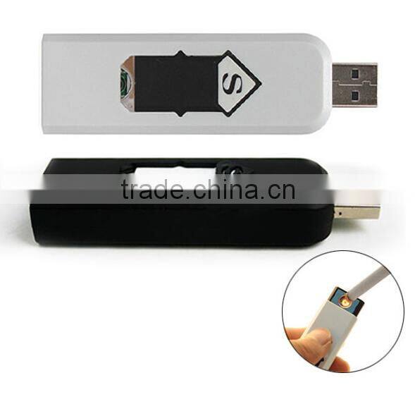 Windproof Rechargeable Flameless Cigarette No Gas e-Lighter USB Lighter