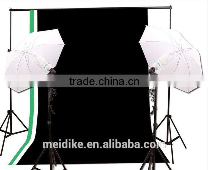 Photo Studio Photography Kit With Light Bulbs Lighting non woven Backdrop Set