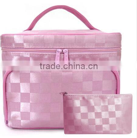 China wholesale promotional new design canvas cosmetic bag