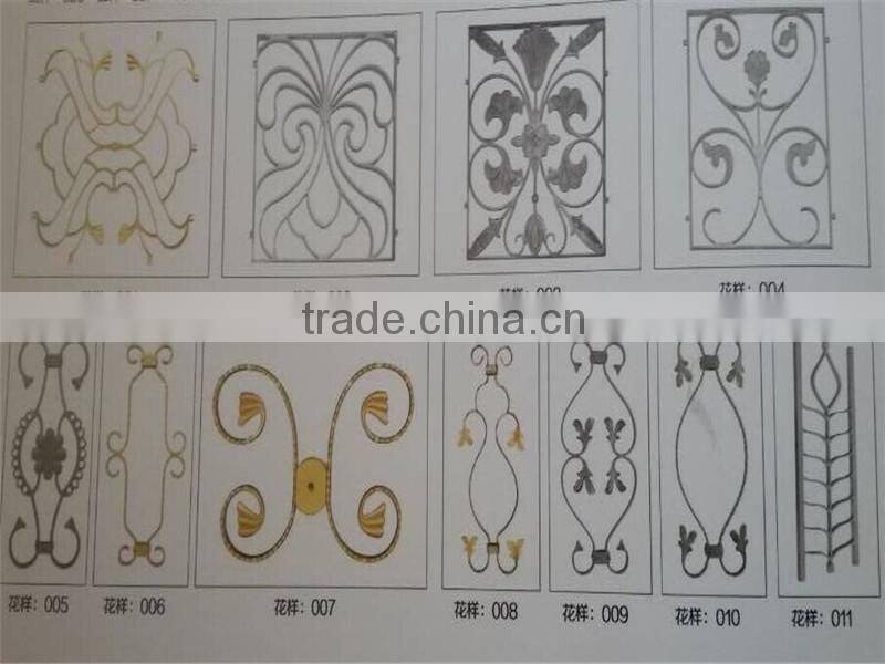 YT008 Fashion style decoration steel balcony grill designs