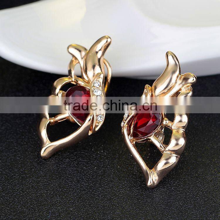 2016 Angel Wings Flying Nice Austrian Crystal Gold Plated Jewelry Sets