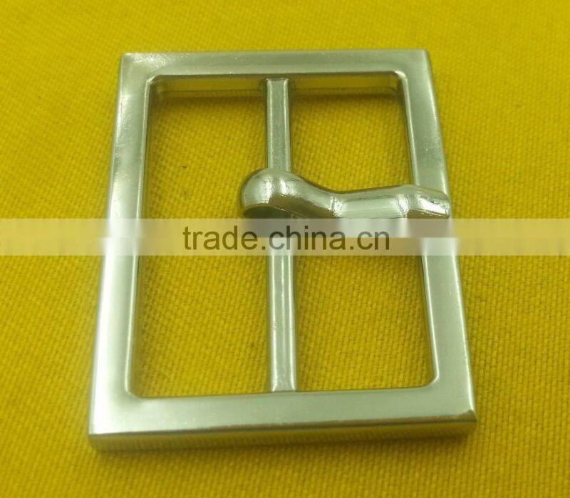 Customized Logo rectangle shape metal buckles with prong For belt -- MD4623