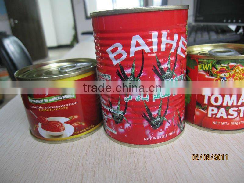 factory direct selling ,canned tomato paste , concentration 28-30%