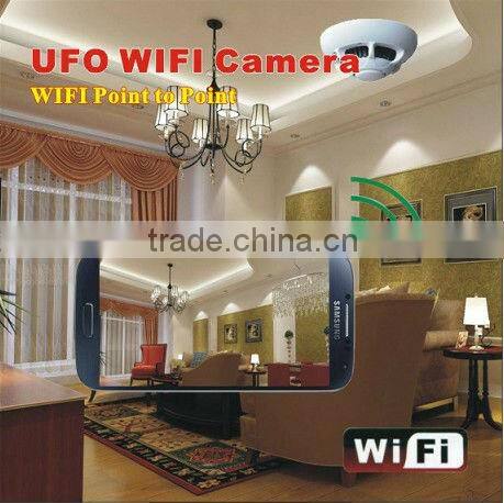 2013 New Smoke Detector camera WiFi with P2P Function