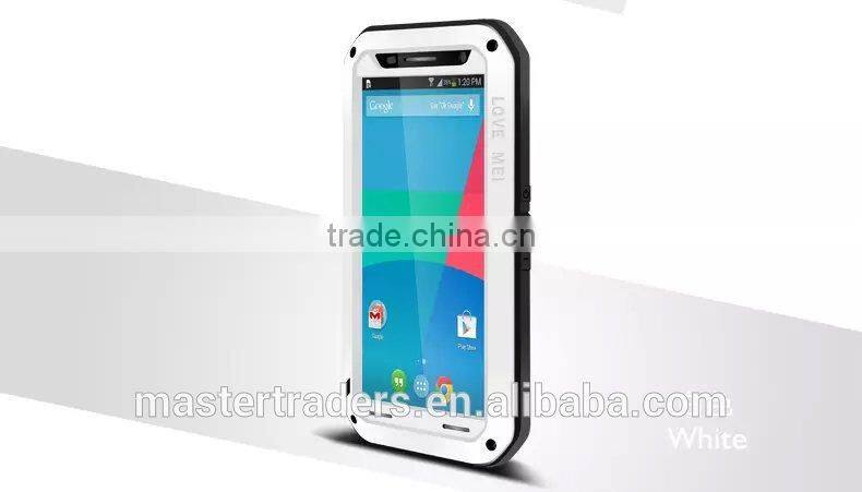 Love Mei Powerful Waterproof Dirtproof Shockproof Metal Protective Case For Motorola Nexus 6 MT-3164