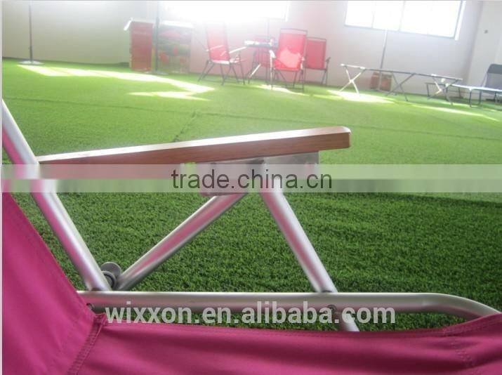 Popular Backpack Folding Reclining Wooden Handle Beach Chair