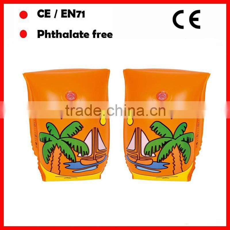 promotional custom inflatable arm floats for pool swimming inflatable arm rings