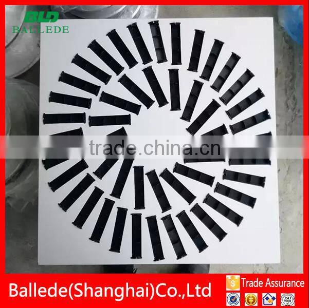 HVAC system air conditioning ceiling swirl air diffusers